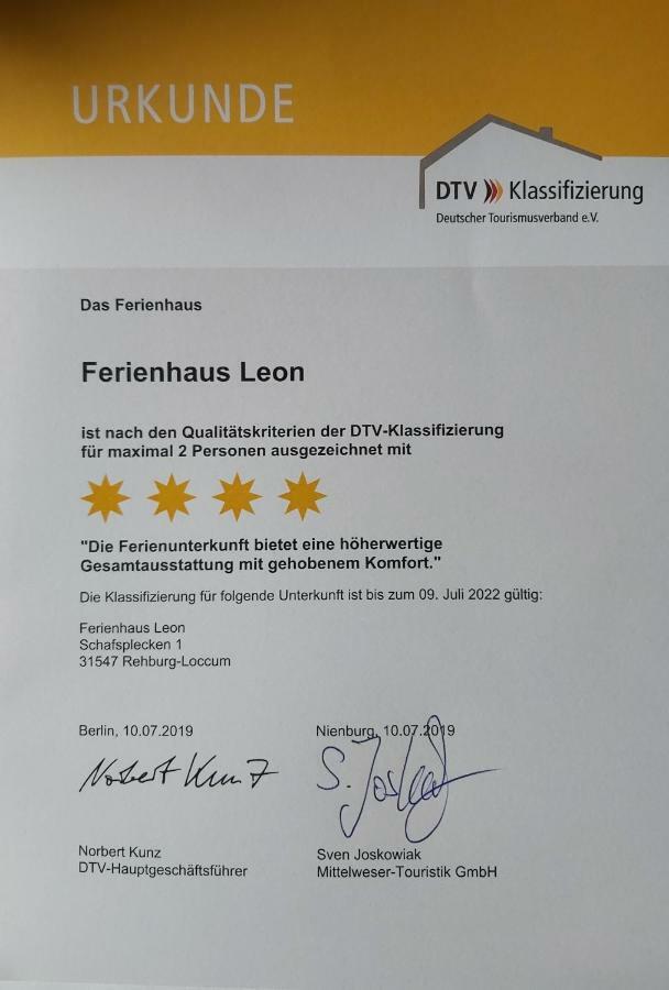 Ferienhaus Leon Mit Sauna Rehburg-Loccum Luaran gambar